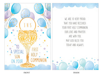 Communion Card - Special Son