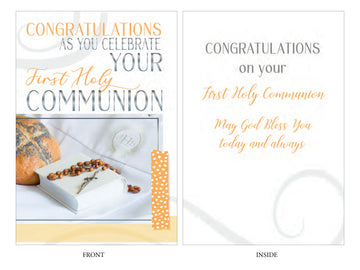 Communion Card - Congratulations