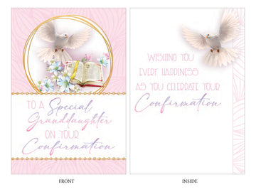 Confirmation Card - Special Granddaughter