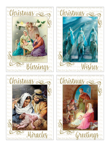 Budget Christmas Cards 8 Pack