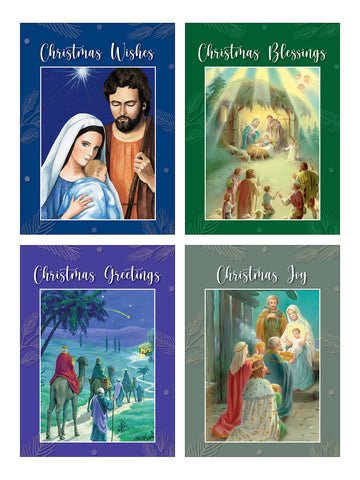 Budget Christmas Cards 8 Pack