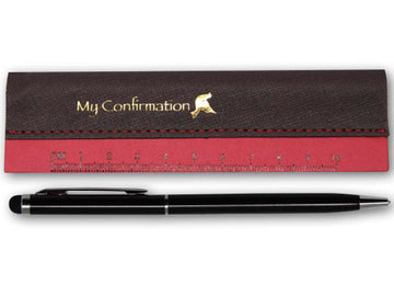 Confirmation Pen & Ruler Set in Pouch