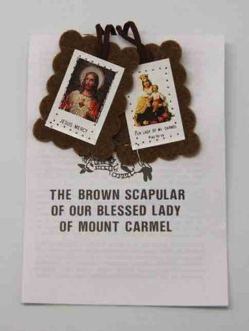 Scapular and Leaflet - Brown