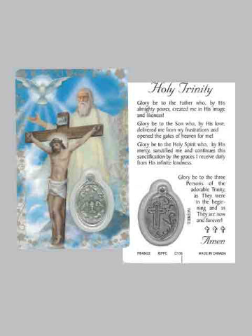 Holy Trinity Laminated Prayer Card