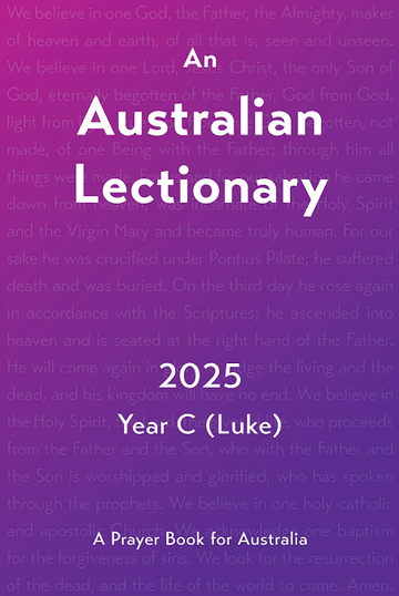 An Australian Lectionary 2025 Year C (Luke) Purple Cover - A Prayer Book For Australia