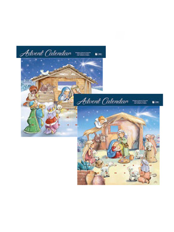 Advent Calendar With Glitter - Nativity Kiddie