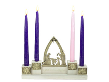Holy Family Advent Candle Holder