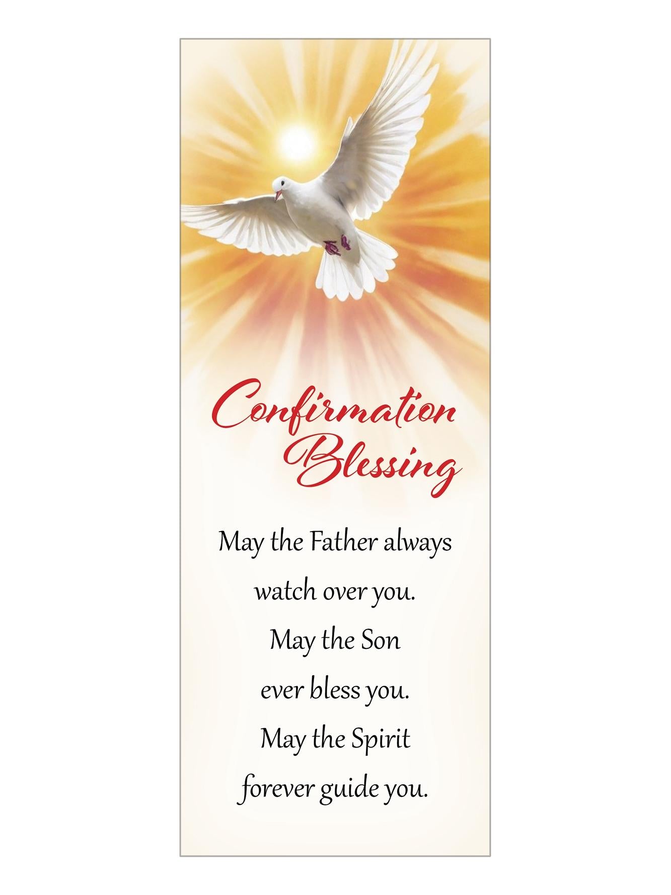 Confirmation Bookmark - Confirmation Blessings – Christian Supplies ...