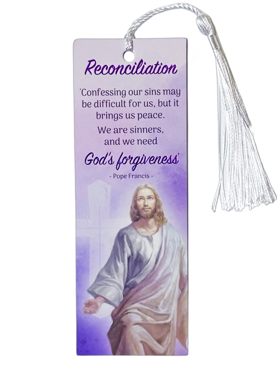 Reconciliation Bookmark With Tassel Laminated