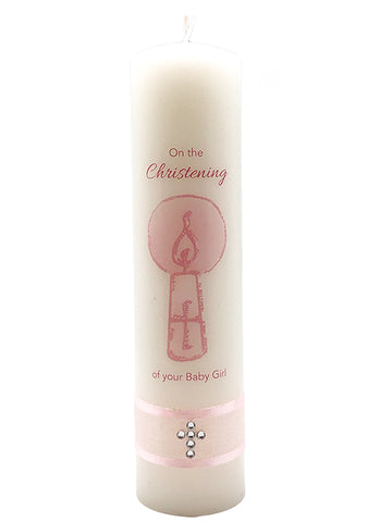 Christening Candle - Girl