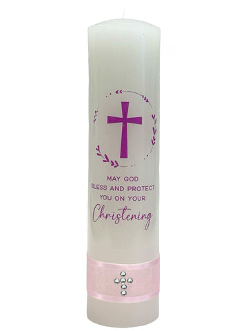 Christening Candle - Girl