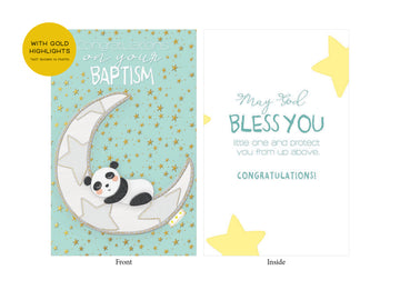 Baptism Card - Baby Neutral