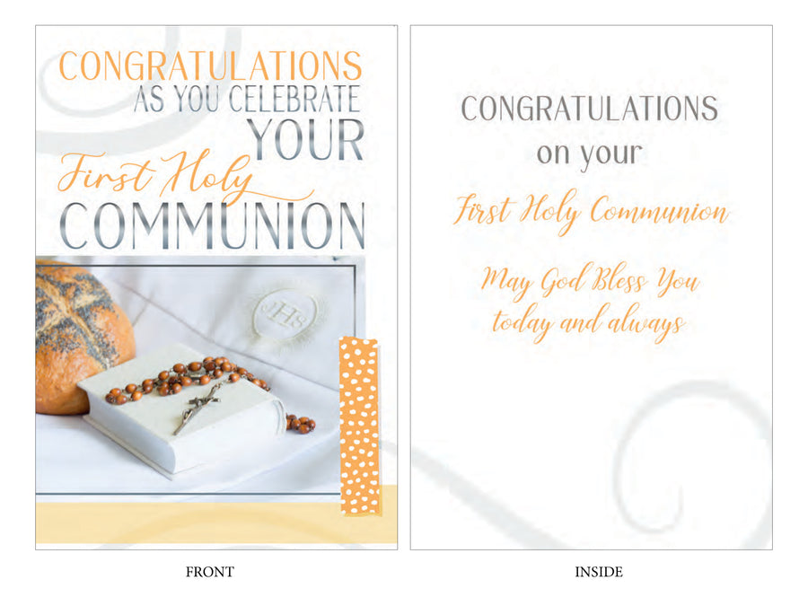 Communion Card - Congratulations