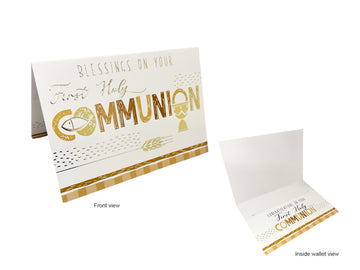 Blessings On Your First Holy Communion Card