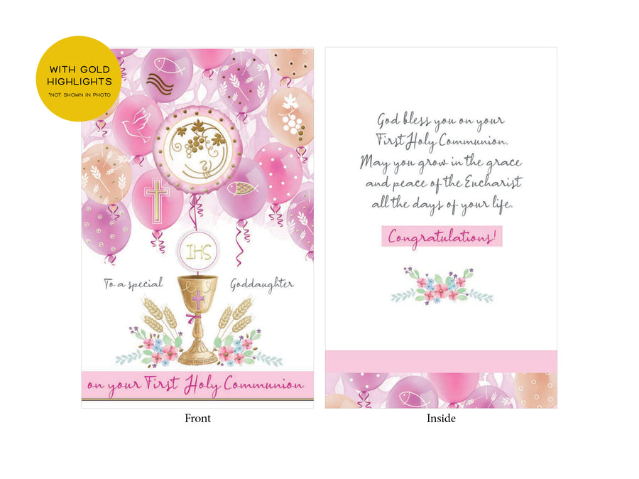 Communion Card - Goddaughter