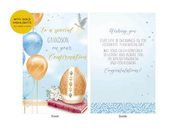 Confirmation Card - Grandson