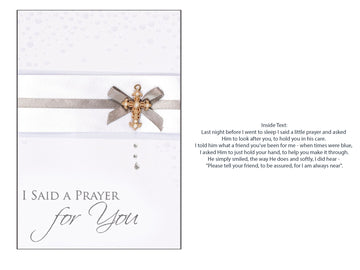 I Said A Prayer For You 3D Greeting Card