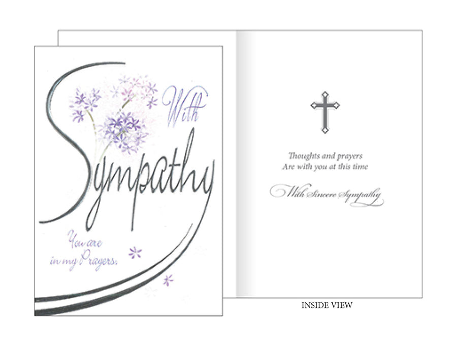 Sympathy Card - With Sympathy