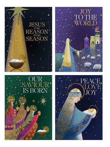 Budget Christmas Cards 8 Pack