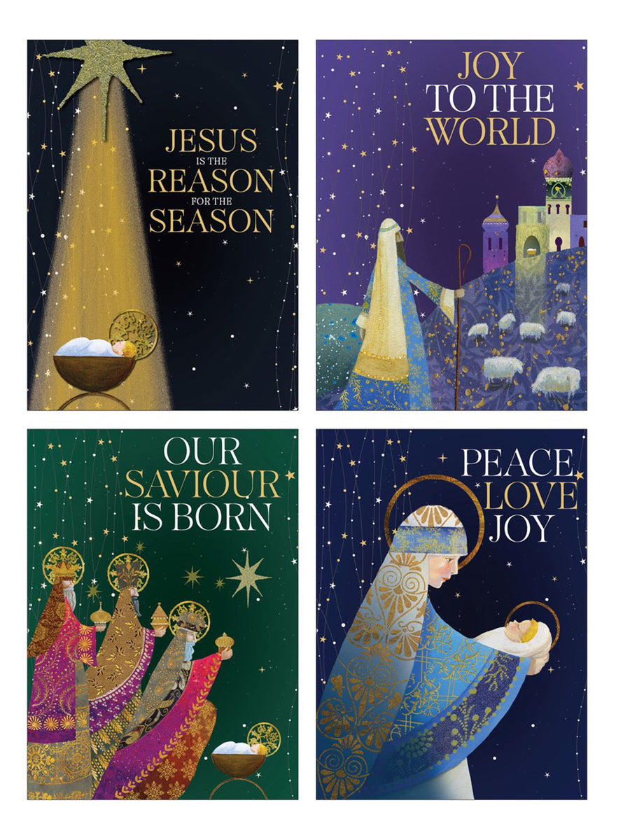 Budget Christmas Cards 8 Pack