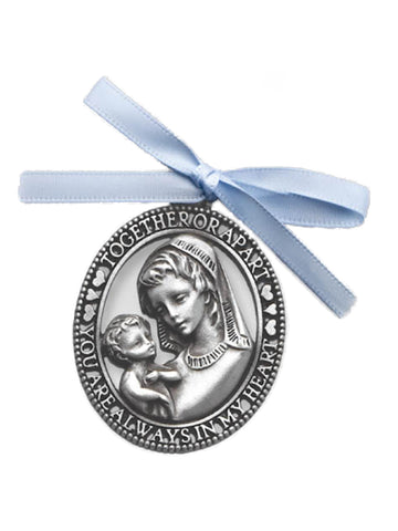 Mother & Child Crib Medal - Boy