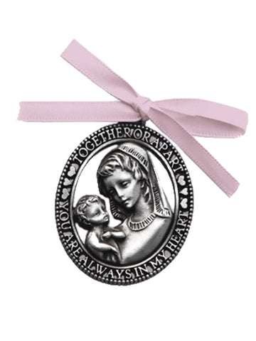 Mother & Child Crib Medal - Girl