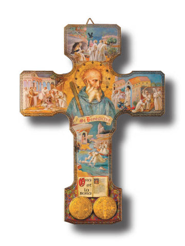 St. Benedict Wall Crucifix 24cm