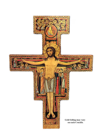 San Damiano Wall Crucifix 39cm