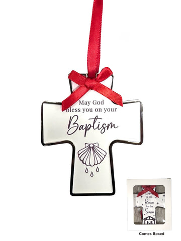 Cross Ornament - Baptism