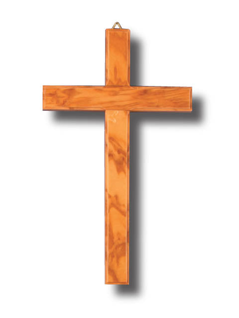 Olive Wood Wall Cross - 16cm