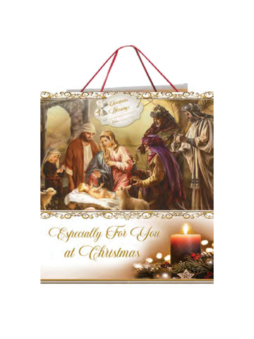 Christmas Gift Bag - Nativity Scene