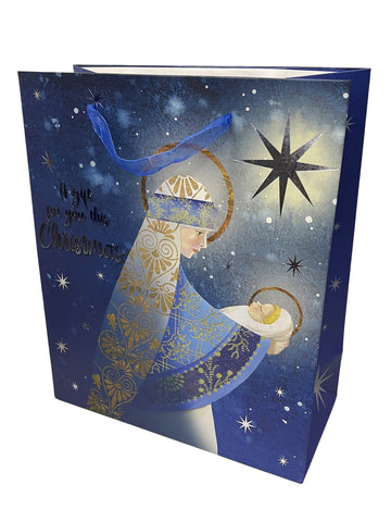 Christmas Gift Bag - Mary & Baby Jesus