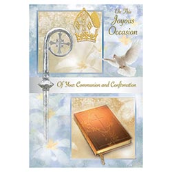 'On This Joyous Occasion Of Your Communion And Confirmation' Card