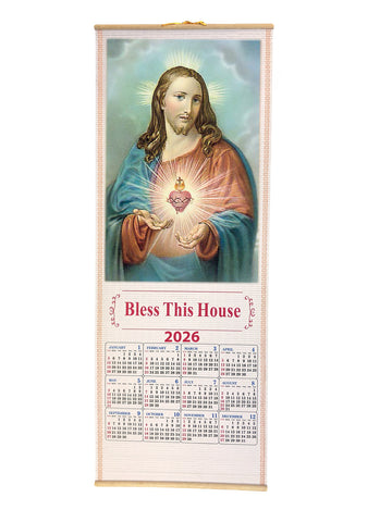 2026 Wood Scroll Calendar - SHJ