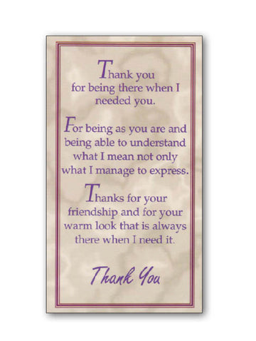 Thank You Holy Card