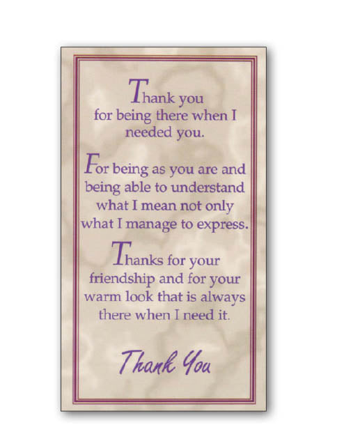 Thank You Holy Card