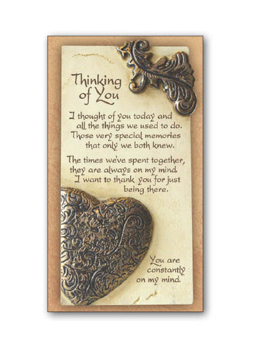 Thinking Of You Holy Card