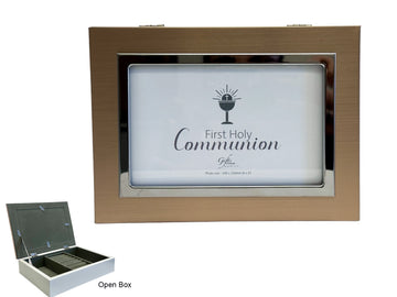 Communion Keepsake Box - Bronze