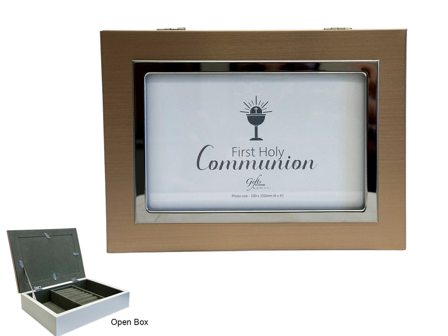 Communion Keepsake Box - Bronze