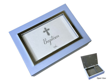 Baptism Keepsake Box Blue