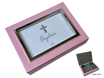 Baptism Keepsake Box Pink