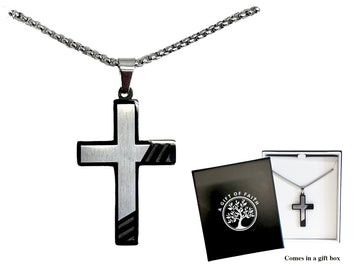 Cross & Necklace - Stainless Steel