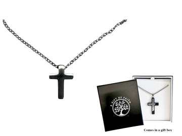 Cross & Necklace - Stainless Steel