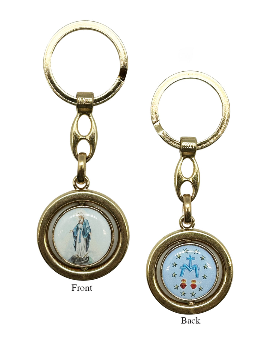 Miraculous Spinning Keyring - 2 Sided