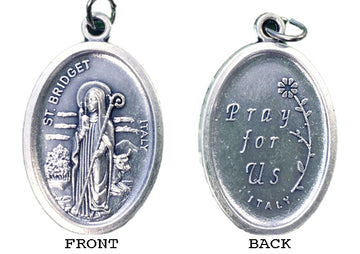 St. Bridget Silver Oxide Medal