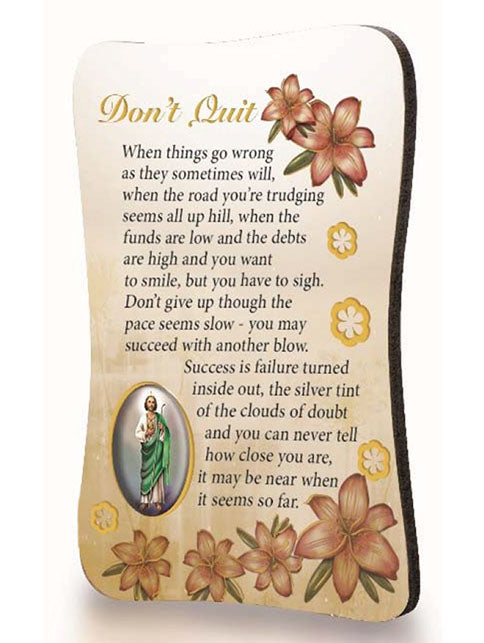 Inspirational Fridge Magnet - Don't Quit