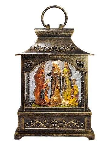Light Up Nativity Water Lantern - Bronze - NLA Once Sold Out
