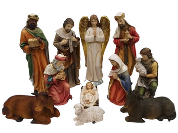 11 Piece Resin Nativity Set - 450mm