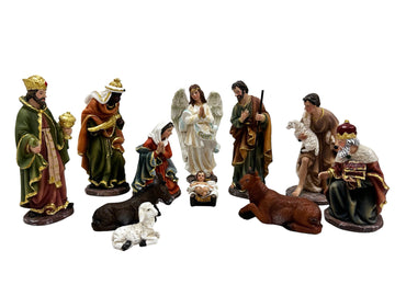 Nativity Set - 11 Pieces 130mm