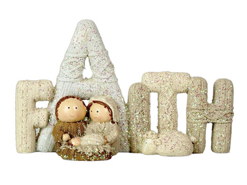 Nativity Kiddie Scene Statue - Faith